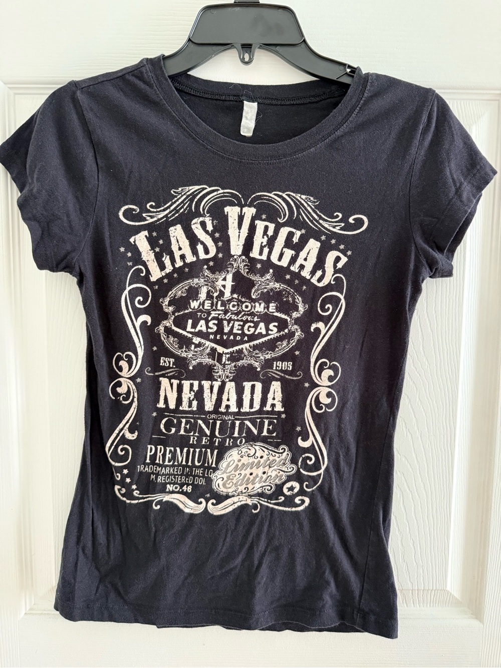 Las Vegas Nevada Graphic Tee - Black